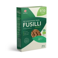 Organic Buckwheat pasta Fussilli, 250 g